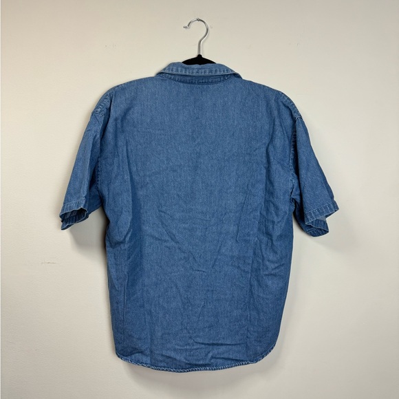Vintage Denim Embroidered Button Down sz S - Picture 6 of 6